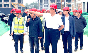 用匠心守初心 以德心鉴诚信—美彩国际 官网集团2021年国庆假期项目巡检工作纪实